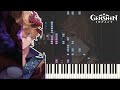 ｢Childe Battle Theme Phase 1｣ - Genshin Impact OST Piano Arrangement/Synthesia Cover [Sheet Music]