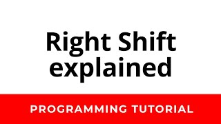 Right Shift Explained - Bit Manipulation Tutorial Resimi