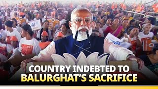 Sacrifices of tribal community here are a significant debt to country: PM in Balurghat