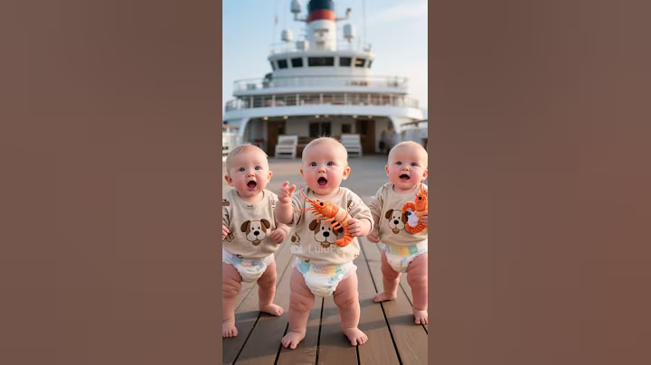 【Part1】Triplet Babies’ Cruise Mischief— Learning Gratitude and Kindness
