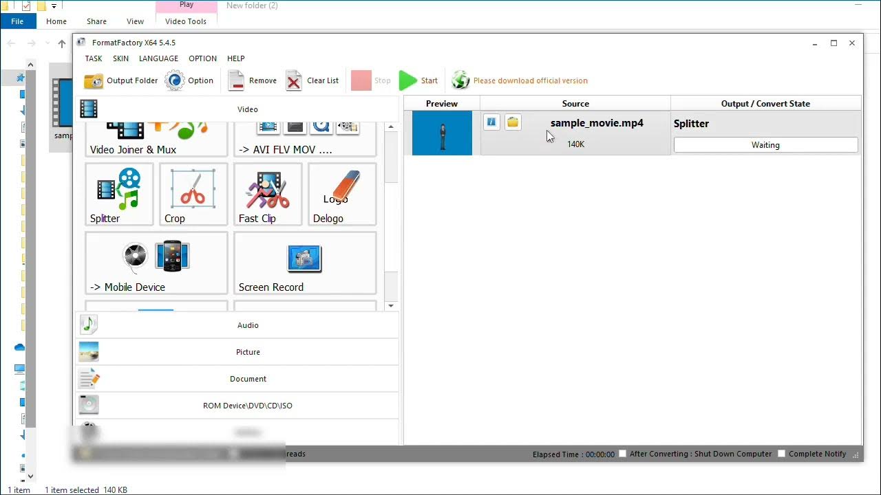 Split MP4 Movies into Separate Audio & Video Files MP4 to AAC & M4V