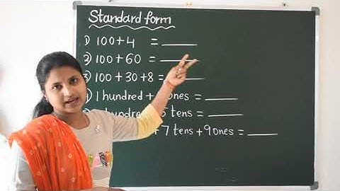 Standard Form |Class-2| Maths