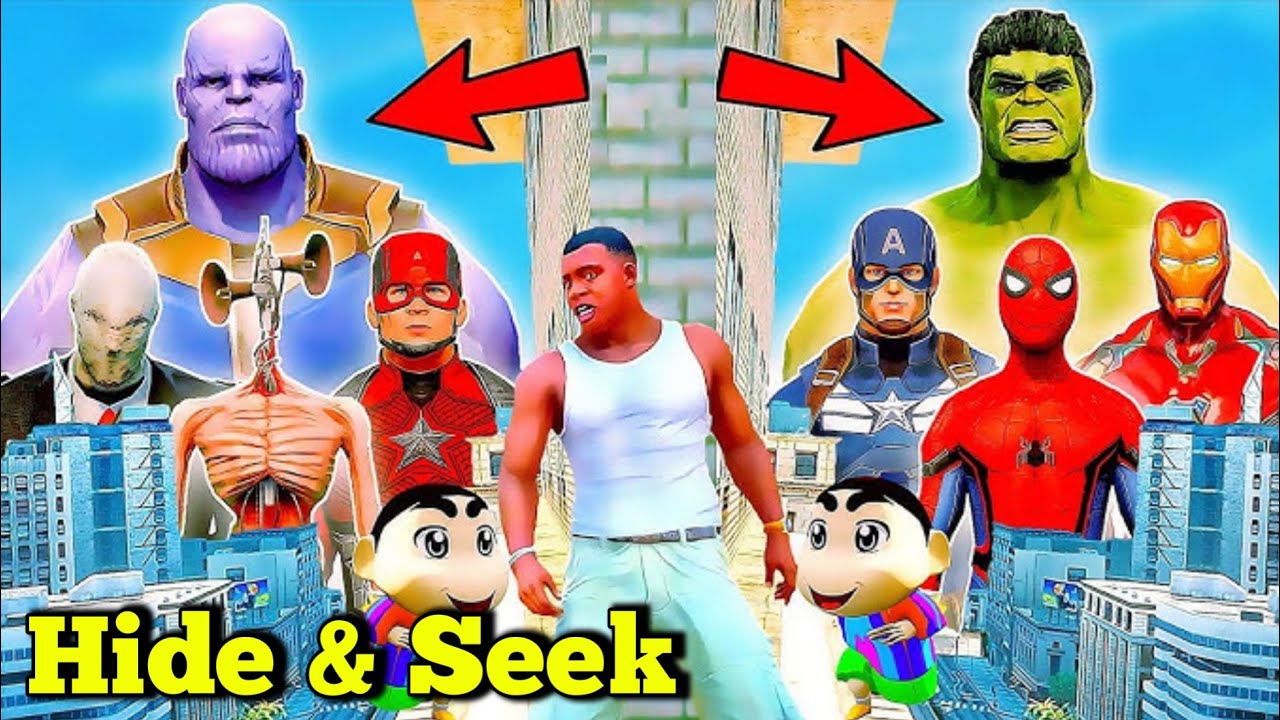 Shinchan & Franklin Play Hide & Seek With Friends in Tamil | Shinchan