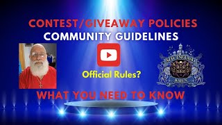 What You Need to Know About Community Guidelines YouTube's Official Rules for Giveaway Contest