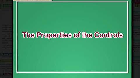 Class 8: Ch 4 ( Part I) : Visual Basic Control Structure