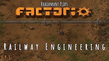 Factorio Tutorial - Railway Engineering // EP3