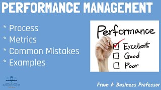 What is Performance Management? | From A Business Professor