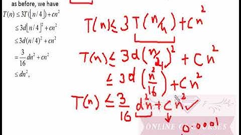 Solving recurrences | Substitution Method | Design & Analysis of Algorithm | Online CS Courses