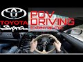 600hp Toyota Supra 2JZ with awesome turbo sound - POV DRIVING (external mic)