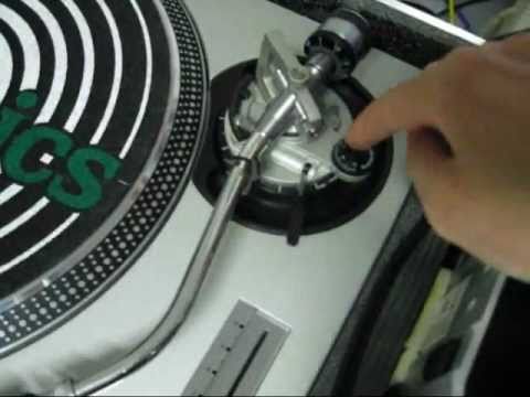 Calibrazione Regolazione Giradischi Turntables Technics SL-1200Mk2 - Tutorial ITA