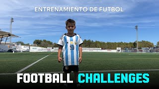 Entrenando con el 10 de Messi (RETOS)