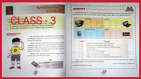 #2🔥Fundamentals of Computers🔥Fundamentals of Computers dav class-3🔥dav computer class 3,