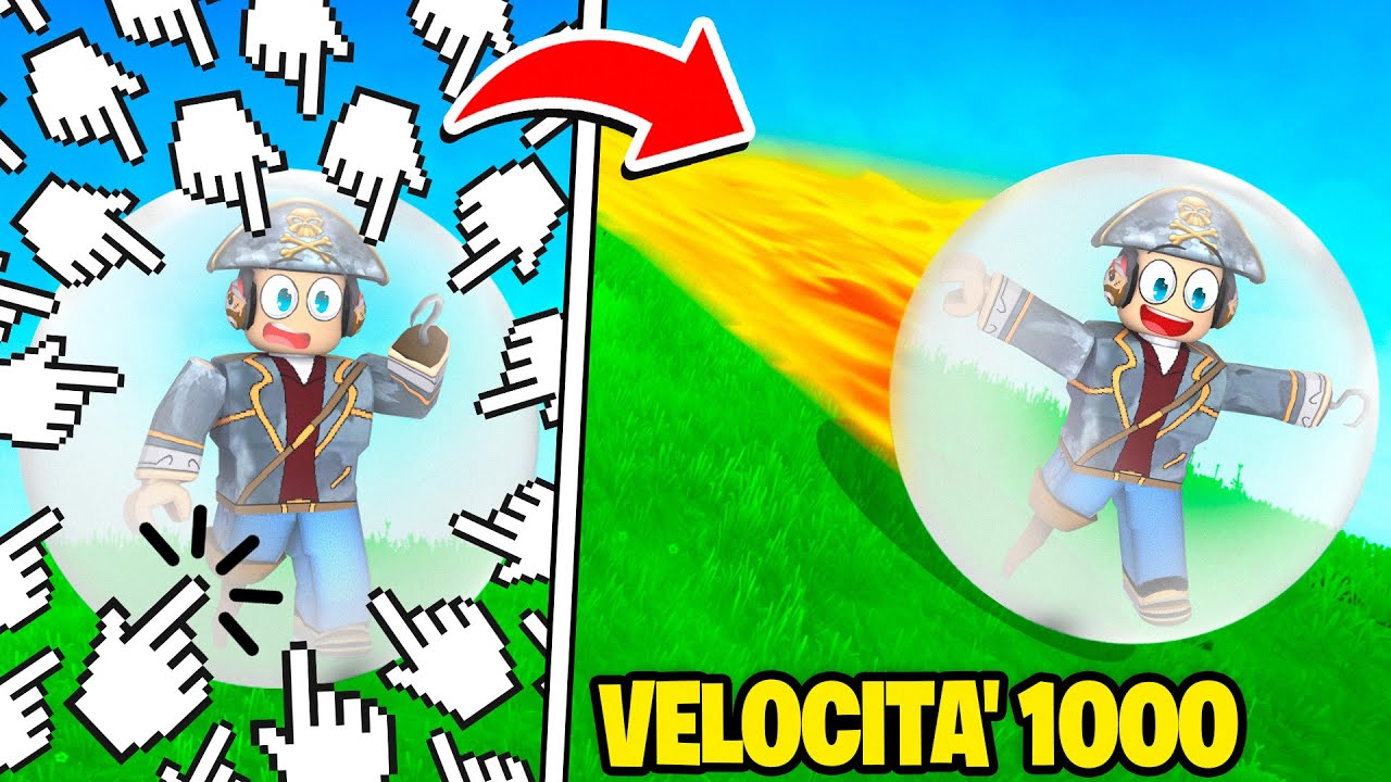 CLICCO PER DIVENTARE LA PALLA GIGANTE PIÙ VELOCE SU ROBLOX!