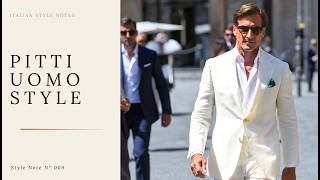 The Sprezzatura Lesson Hidden Inside Pitti Uomo | Italian Summer Style