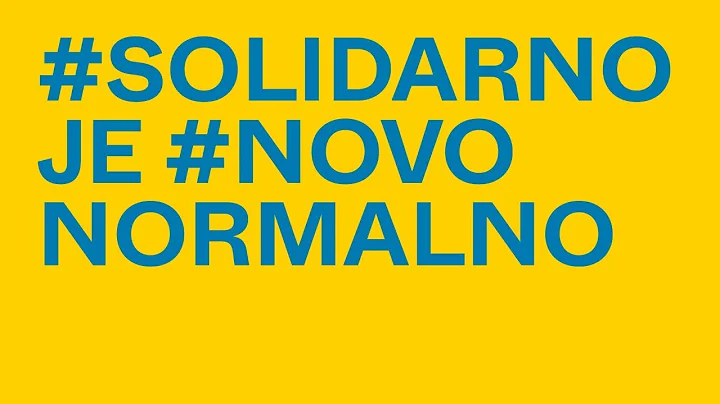 #Solidarno kao nae #NovoNormalno?