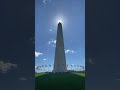 Sun lite Washington Monument on May 28, 2026