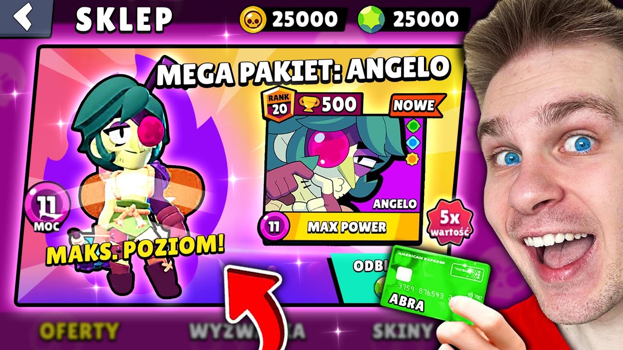 Kupiłem ⚠️ *UNIKALNĄ* OFERTĘ i DOSTAŁEM NOWY PREZENT do ANGELO ⭐️ (ZA DARMO) w Brawl Stars! 😱