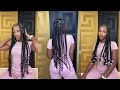 Knotless Large Braids With Curls | Coi Leray Inspired Braids | Ft. Darling USA Braiding Hair