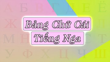 Bài 1 | Học Bảng Chữ Cái Tiếng Nga ( Dễ Ợt ) | Tiếng Nga Cho Người Mới Bắt Đầu
