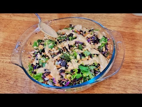 DELICIOSA e EMAGRECE! Salada Completa VEGANA e RICA EM PROTEÍNAS