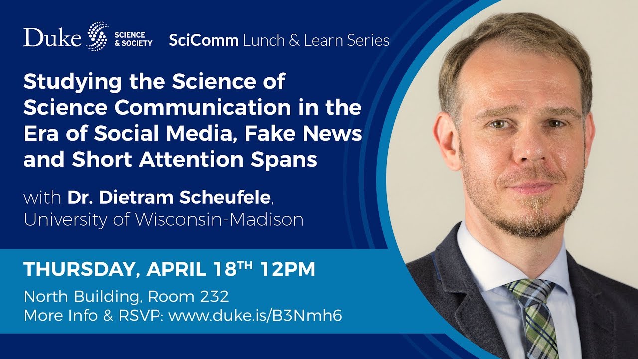 SciComm Lunch & Learn: Studying the Science of Science Communication in ...