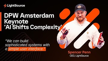 DPW Amsterdam 2025 | Keynote | Sophisticated Systems with a Simple UI