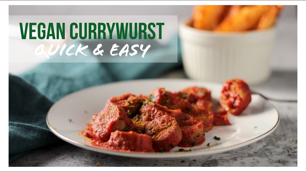 The Best Vegan Currywurst Simple Sprinkle 