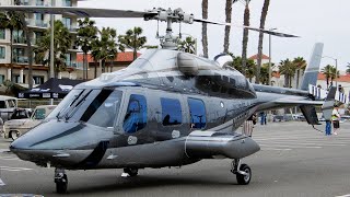 BELL 222 CRASH 10-11-25 This Shows Start-Up, Takeoff & Fly-by Huntington Beach N222EX AIRWOLF