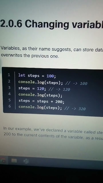 changing variable values in javascript #coding #javascript_tutorial # ...