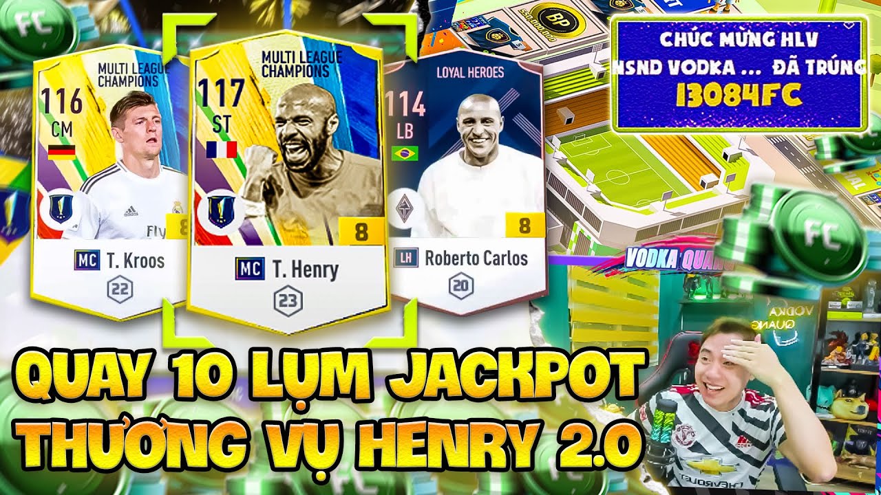 Vodka Quang | Phù thuỷ Hà Đông nạp chơi quay 10 trúng ngay Jackpot, quẩy Full và đưa về HENRY MC 2.0