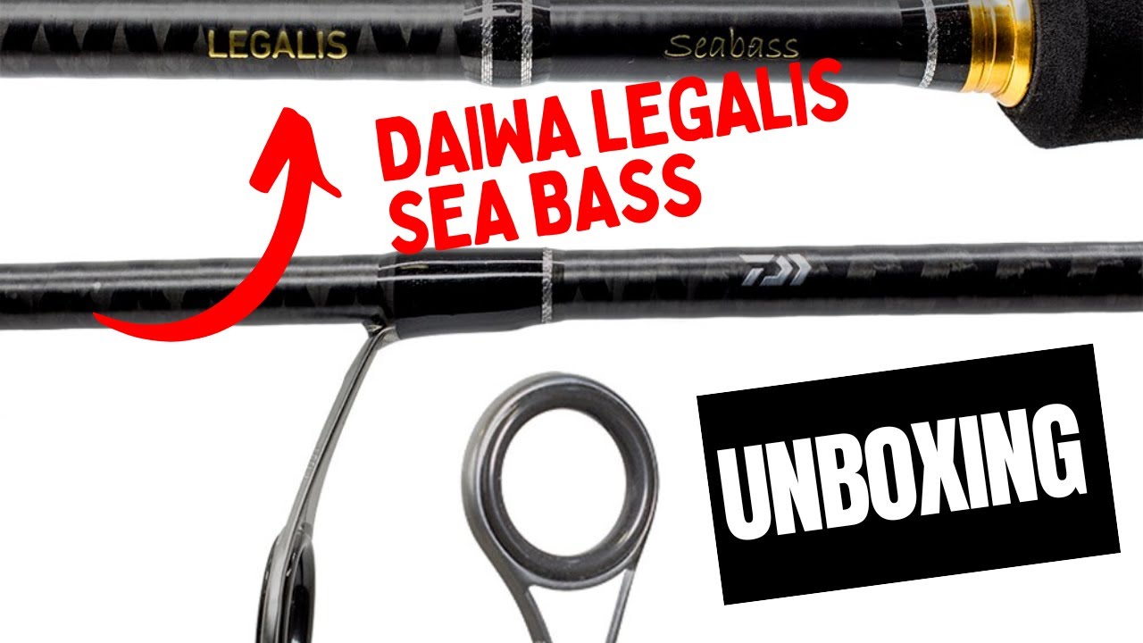 Unboxing and reviewing Daiwa legalis sea bass fishing rod 