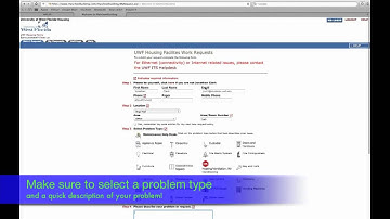 How To Submit a Maintenance Work Order