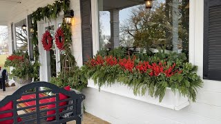 Eye-Catching Windowboxes for Christmas! 🥰🎄❤️ // Garden Answer