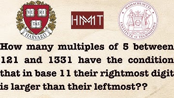 a delightful problem from the Harvard-MIT math tournament.