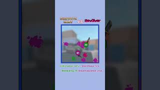 Survival knife 🔪 VS Revolver 💥 #simulation #relaxing #roblox #earclacks #shorts #fyp #weaponball