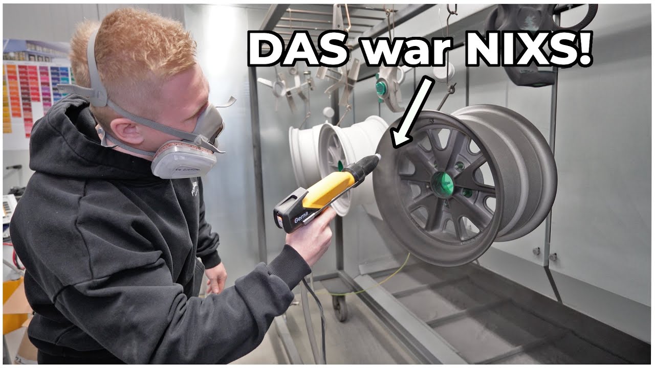 Pulverbeschichten von Felgen? Experte erklärt wie es NICHT laufen sollte!