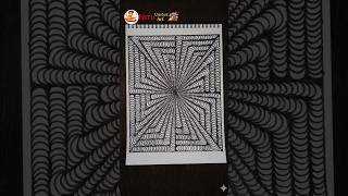 Day 450 - Doodle Art Tutorial Drawing Easy #doodle #zentangle #easy #art #trend #viral #short vedio