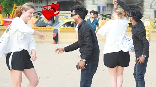 Sudden Dance With Strangers | Prank On Cute Foreigner Girl | Shocking Reaction | By AS films