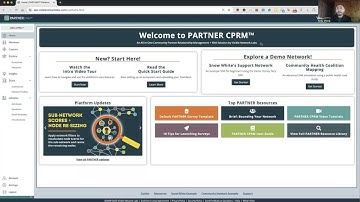 Network Scores and Charts & Tables Video Tutorial: PARTNER CPRM™ by Visible Network Labs