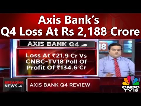 Axis Bank Q4 Earnings: Axis Bank’s Q4 Loss at Rs 2,188 Crore; Slippages Rise 3-Fold | CNBC TV18