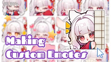 Making Custom Chibi Twitch Emotes | Speedpaint [IbisPaintX]
