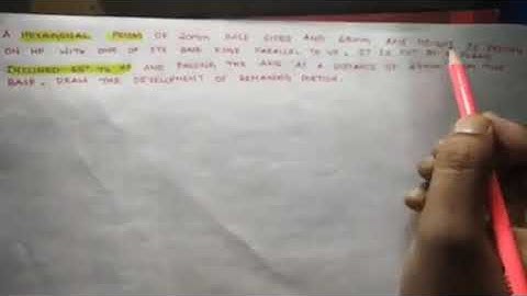 Development of surfaces - hexagonal prism problem