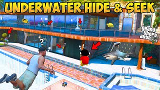 Shinchan and Franklin Playing Underwater Hide and Seek in GTA 5