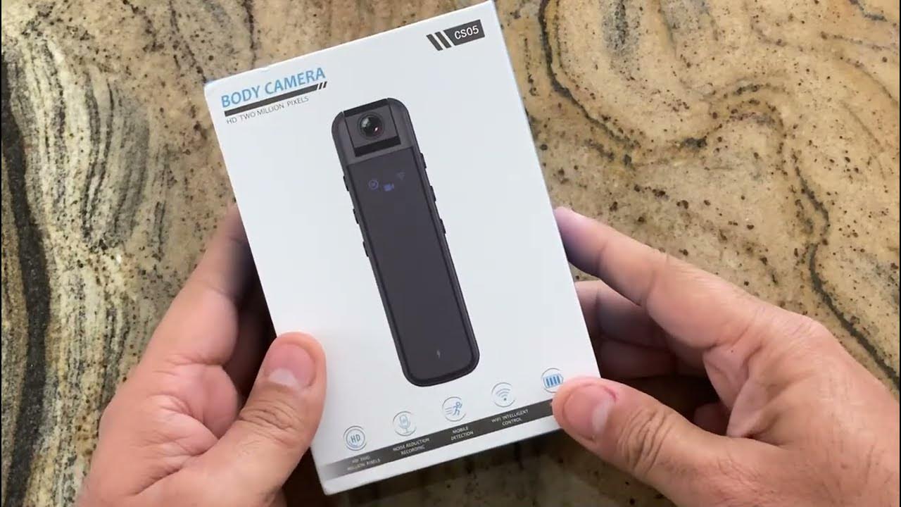 Unboxing Spy Camera / Body Camera CS05 WiFi, Night Vision Motion ...