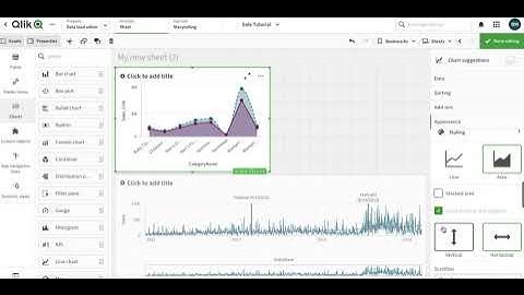 Qlik Sense Tutorial Line Chart Detailed