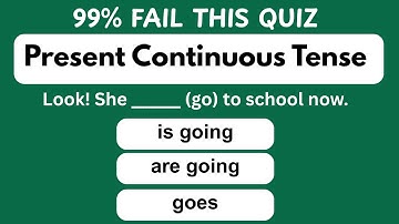 English Grammar Test I Present Continuous Tense | Challenge! 🎯 I Can You Get 25/25? I Part 6