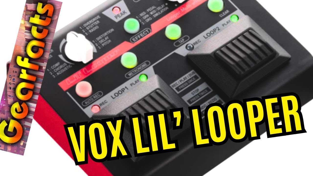 Vox Lil' looper: Good drive sounds, sweet modulations, happy