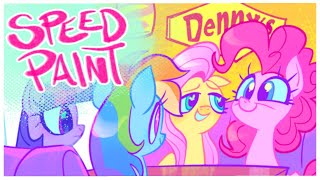 The Ponies go to Dennys