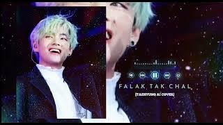 KIM TAEHYUNG \\ Falak Tak Chal Sath Mere \\ AI COVER #taehyungaicover #btsai