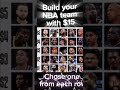 Build your NBA team with $15 part 3 #buildyourteam #nba #basketball #nbaquiz